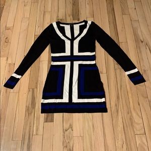 Geometric Sweater Top